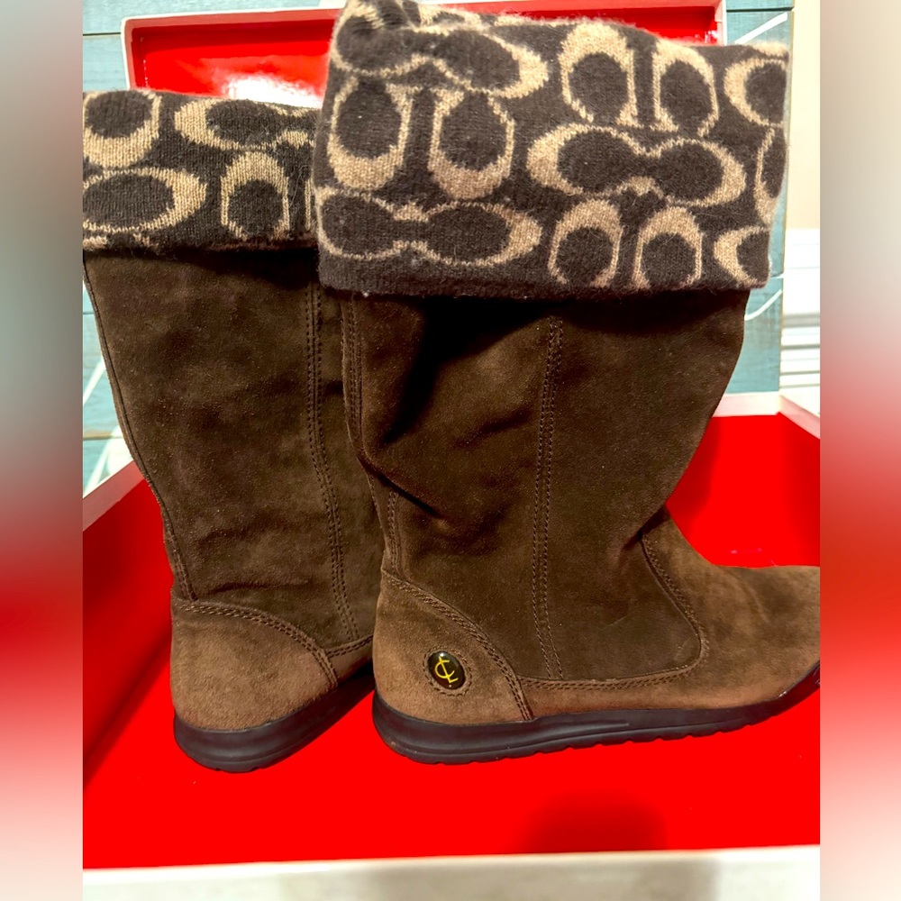 Coach Suede Boots